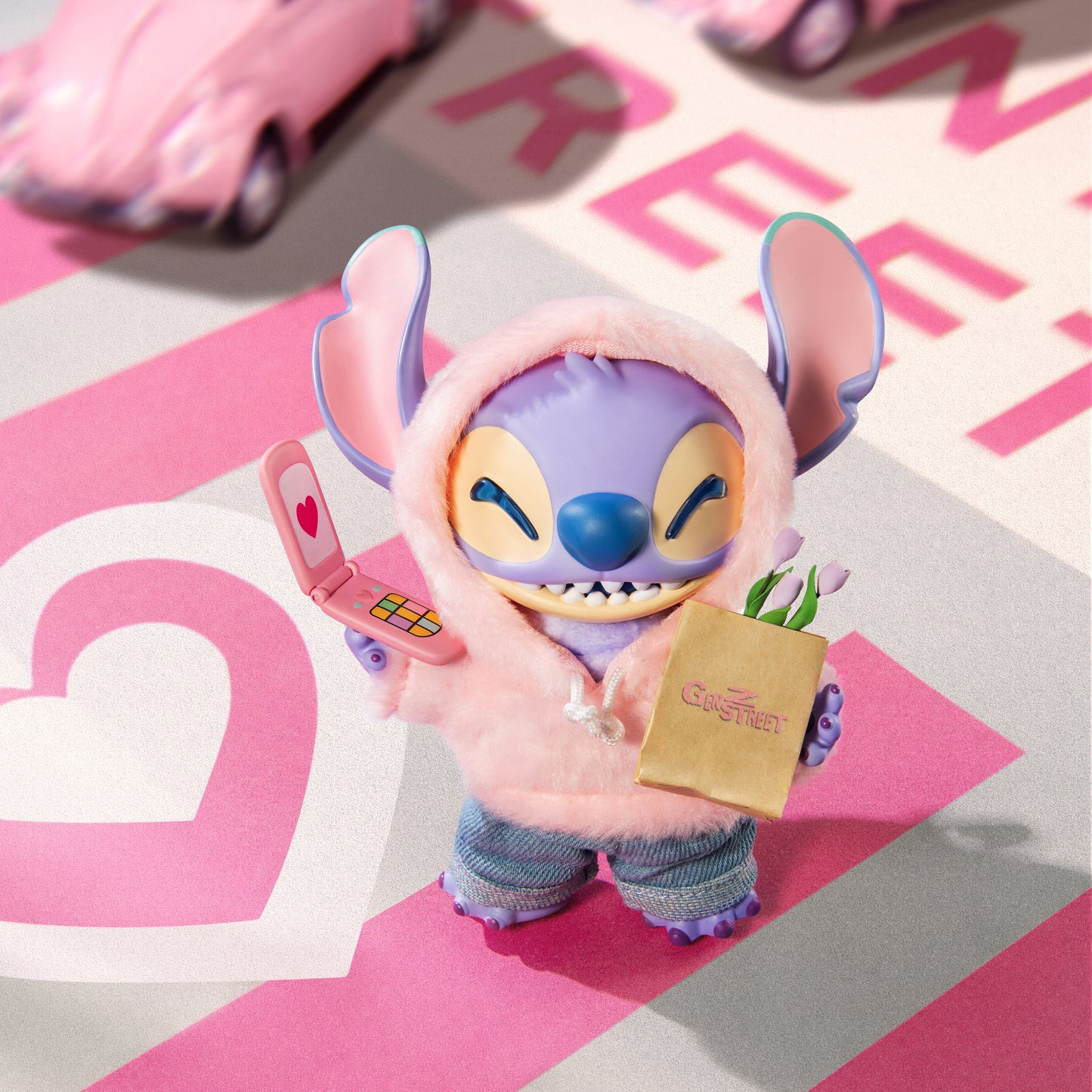 Disney Kollekció - Stitch GenZ Street Collection Vinyl Plüss Zsákbamacska