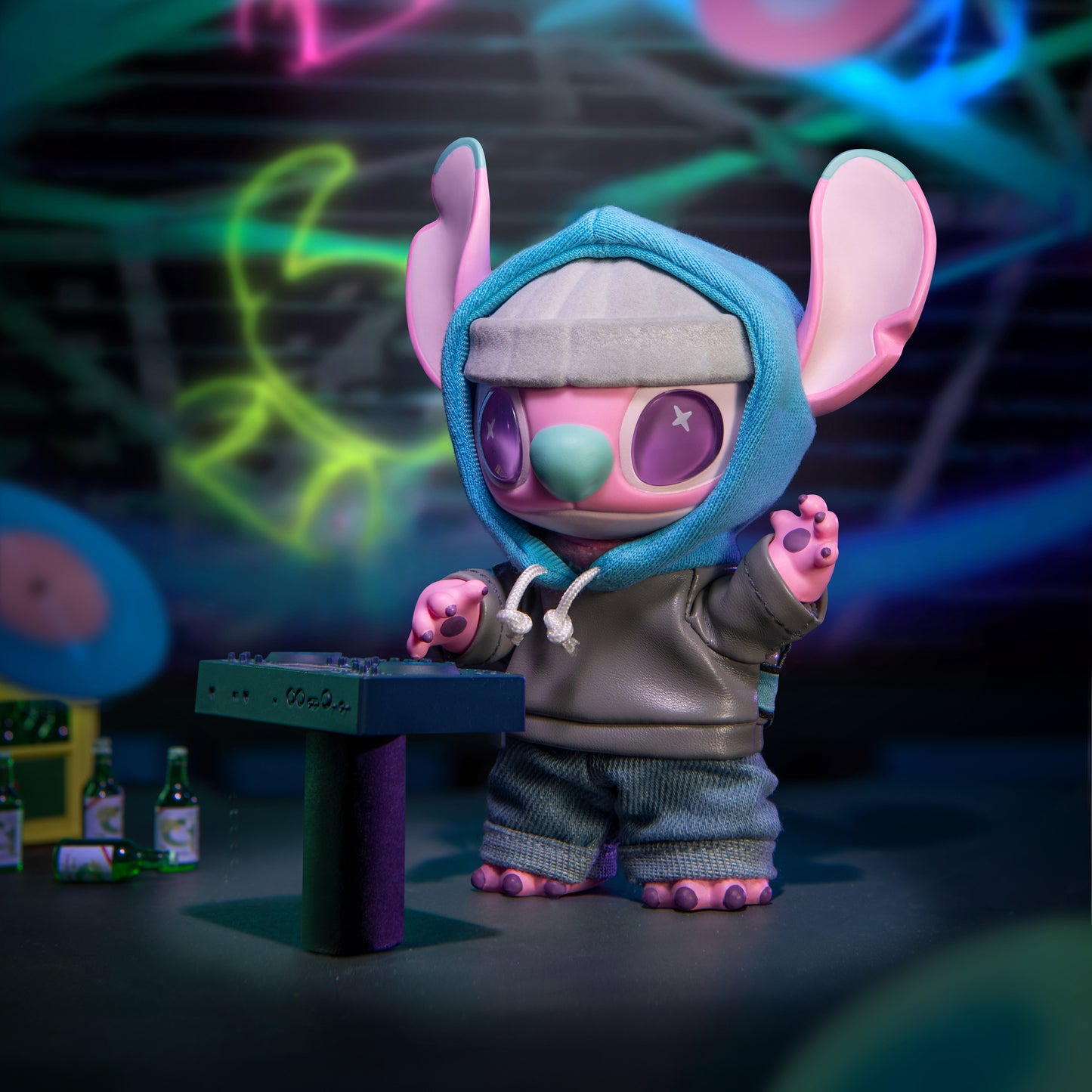 Disney Kollekció - Stitch GenZ Street Collection Vinyl Plüss Zsákbamacska