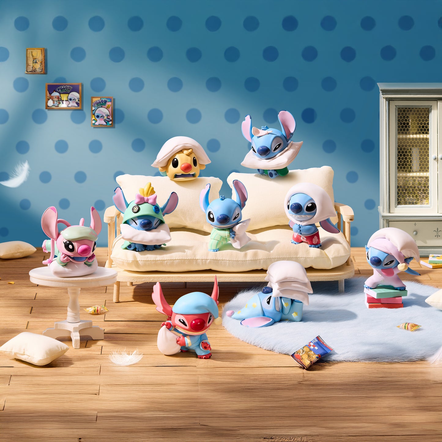 Disney Kollekció - Stitch Párnacsata zsákbamacska - Miniso Hungary