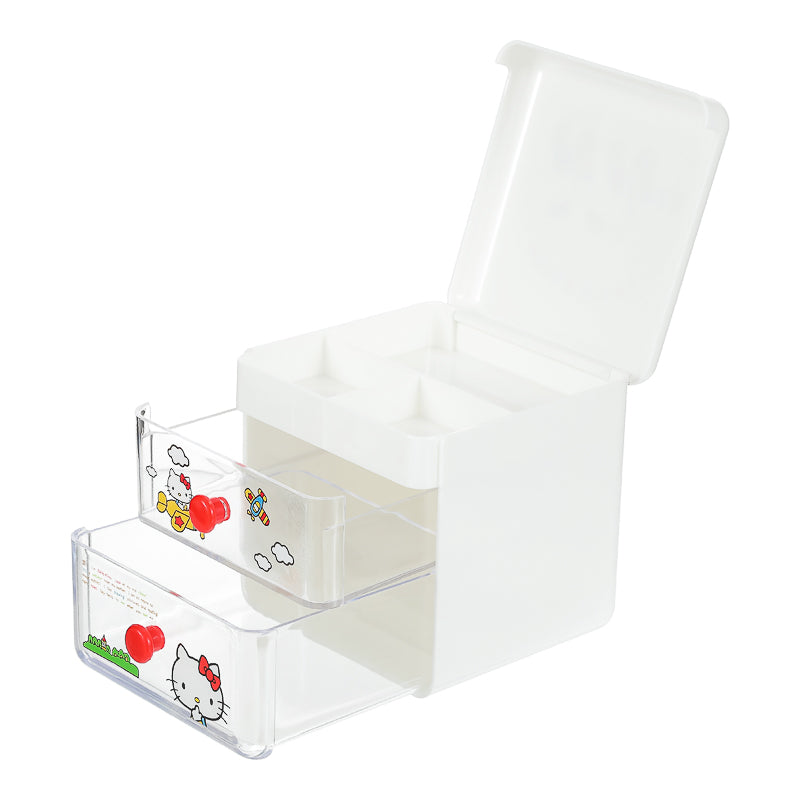 Sanrio kollekció - Hello Kitty 2 fiókos felső tárolós tárolódoboz