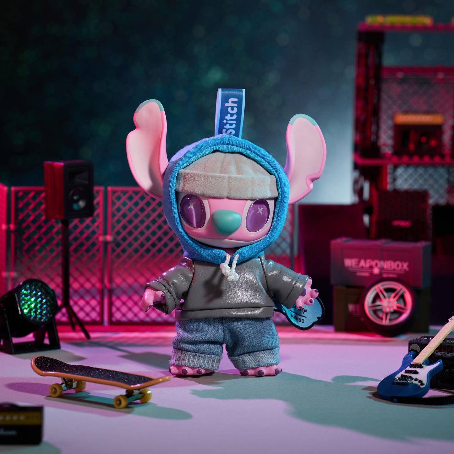 Disney Kollekció - Stitch GenZ Street Collection Vinyl Plüss Zsákbamacska