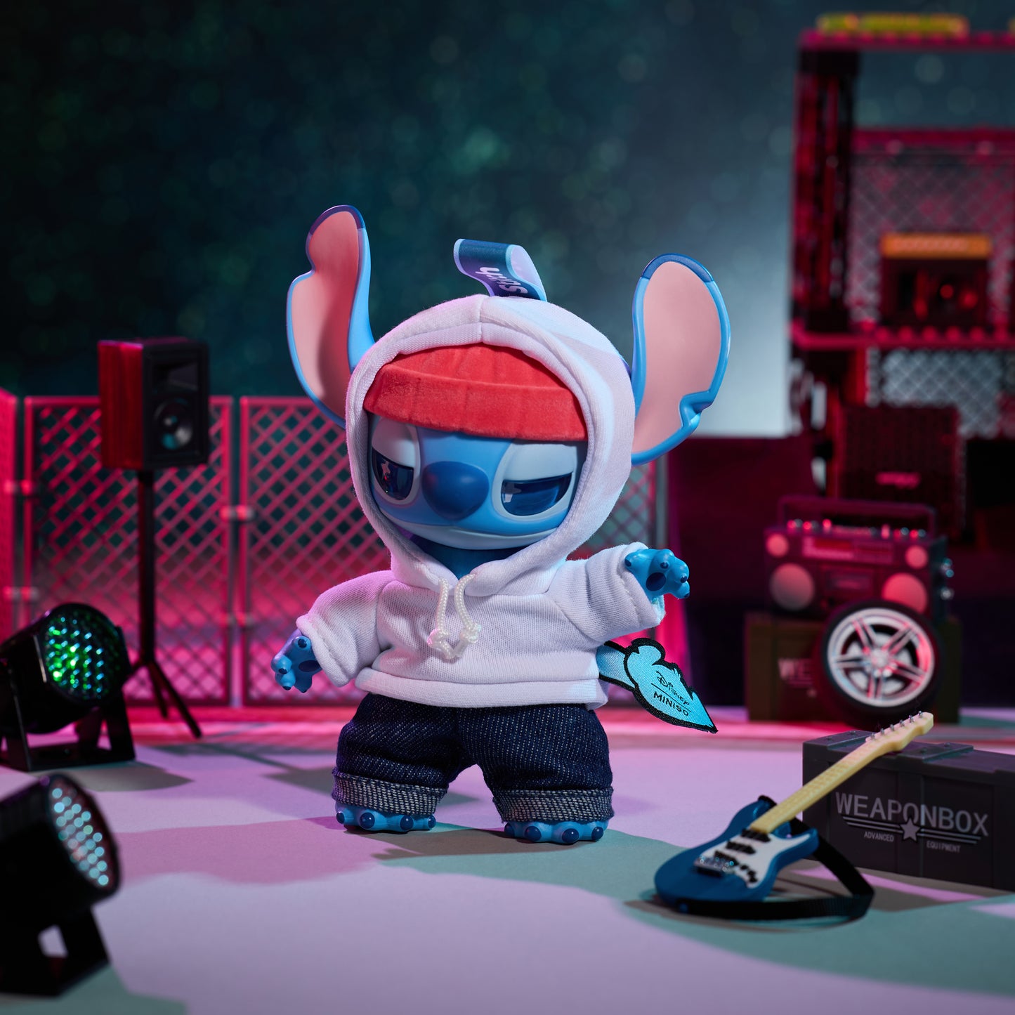 Disney Kollekció - Stitch GenZ Street Collection Vinyl Plüss Zsákbamacska