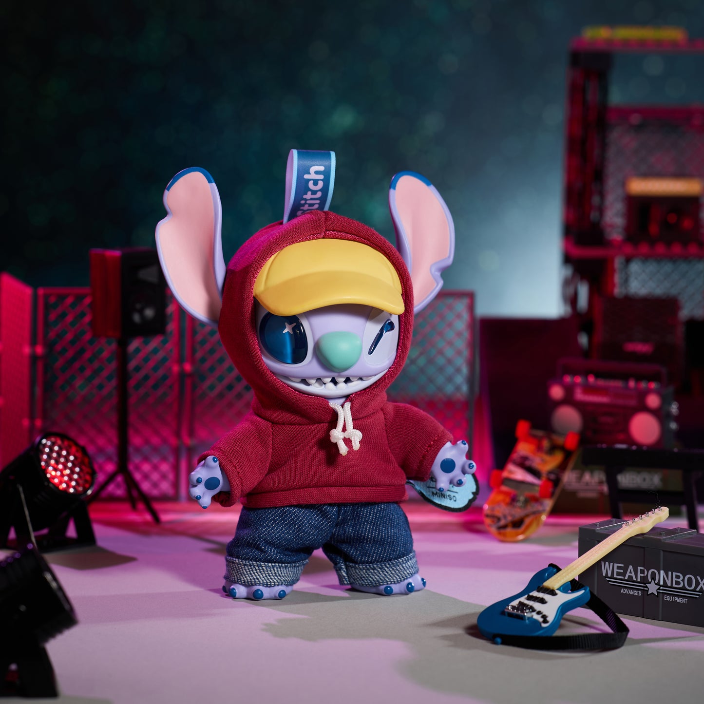 Disney Kollekció - Stitch GenZ Street Collection Vinyl Plüss Zsákbamacska