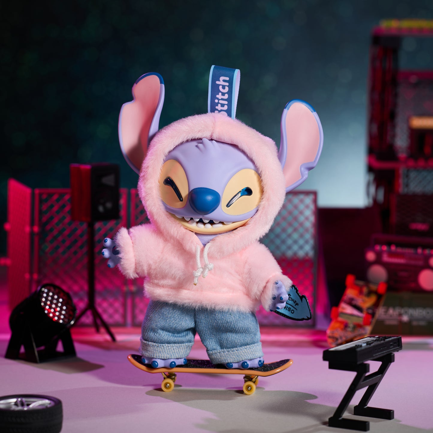 Disney Kollekció - Stitch GenZ Street Collection Vinyl Plüss Zsákbamacska
