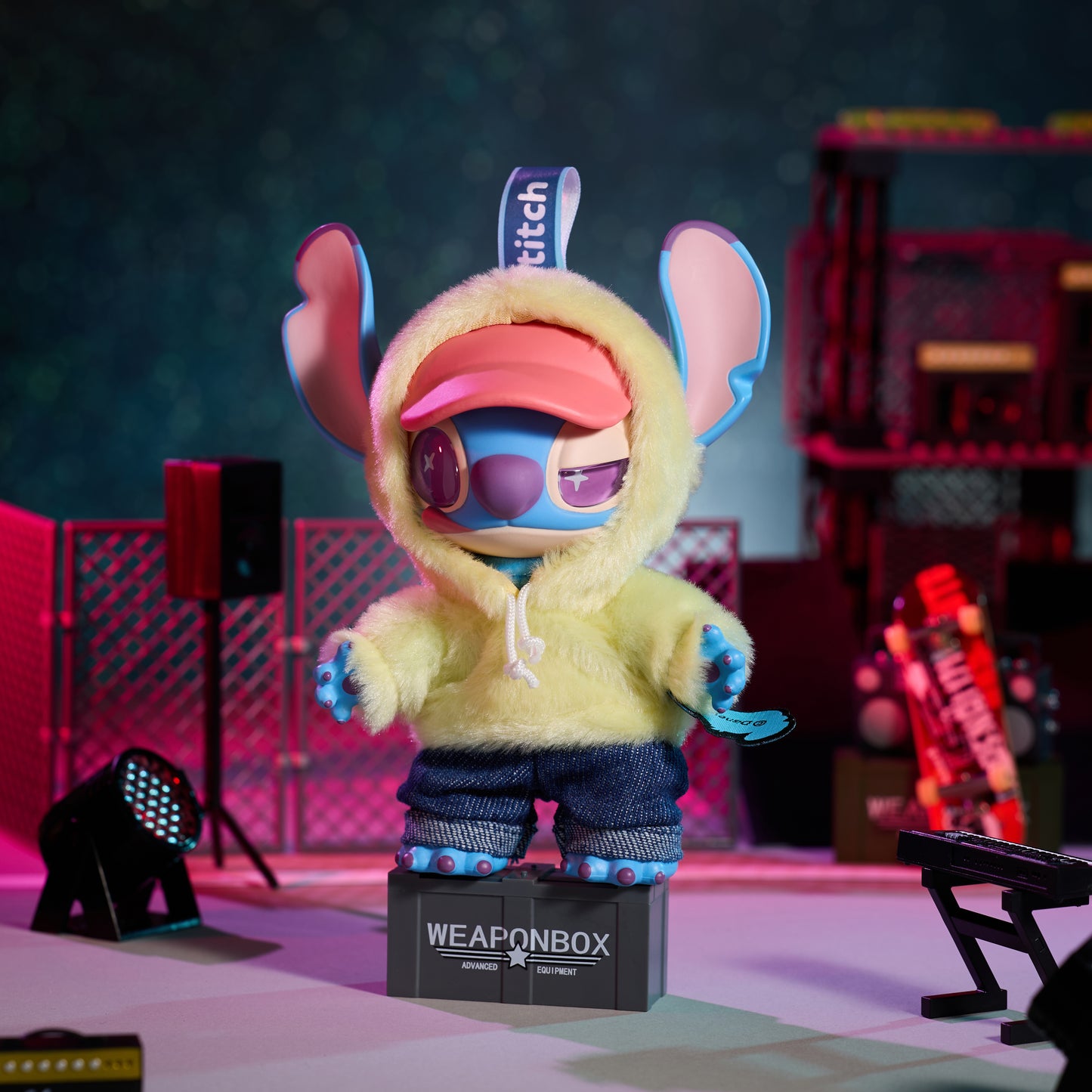 Disney Kollekció - Stitch GenZ Street Collection Vinyl Plüss Zsákbamacska