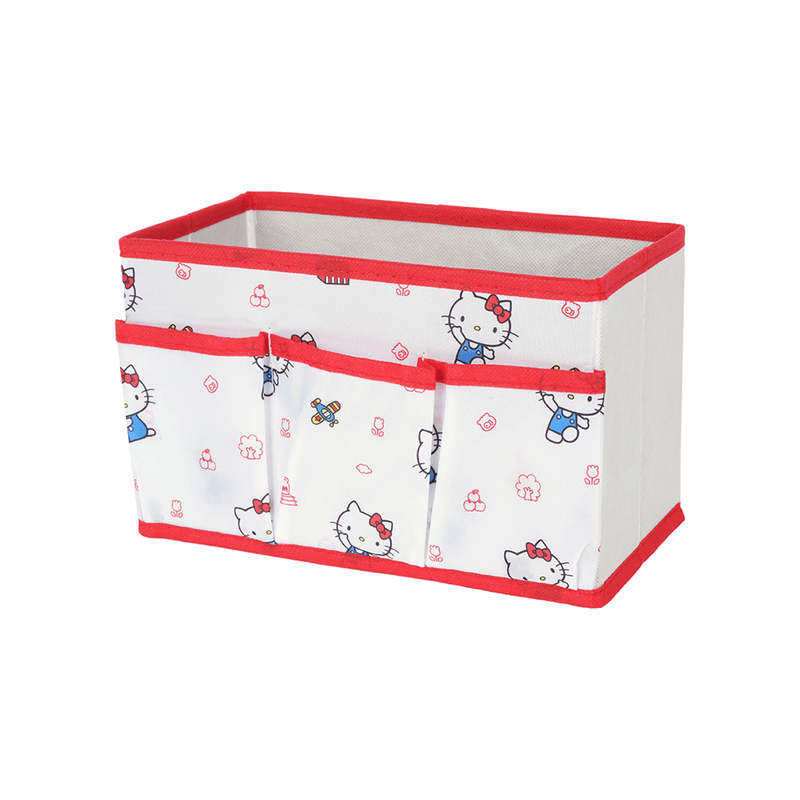 Sanrio kollekció - Hello Kitty tárolódoboz zsebekkel