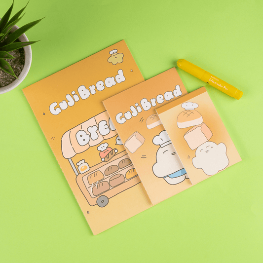 Guji Guji Kollekció - fűzött jegyzetfüzet csomag 3db (bézs)