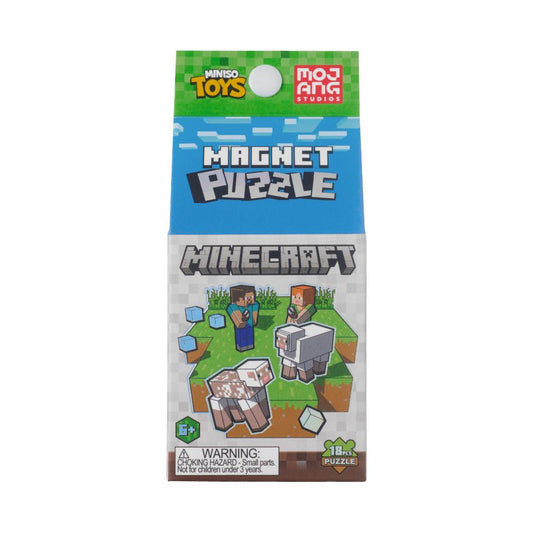 Minecraft Kollekció - Hűtőmágnes Puzzle Zsákbamacska