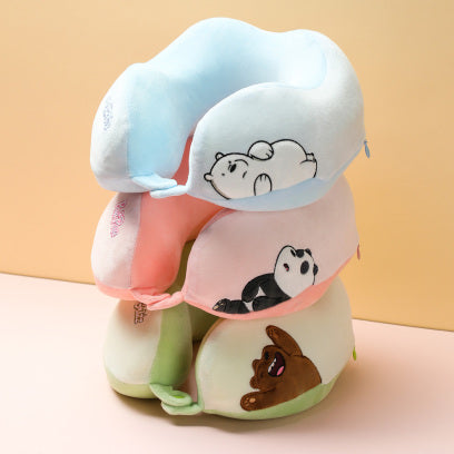 Medvetesók Kollekció - Memóriahabos, ergonomikus nyakpárna (kék)