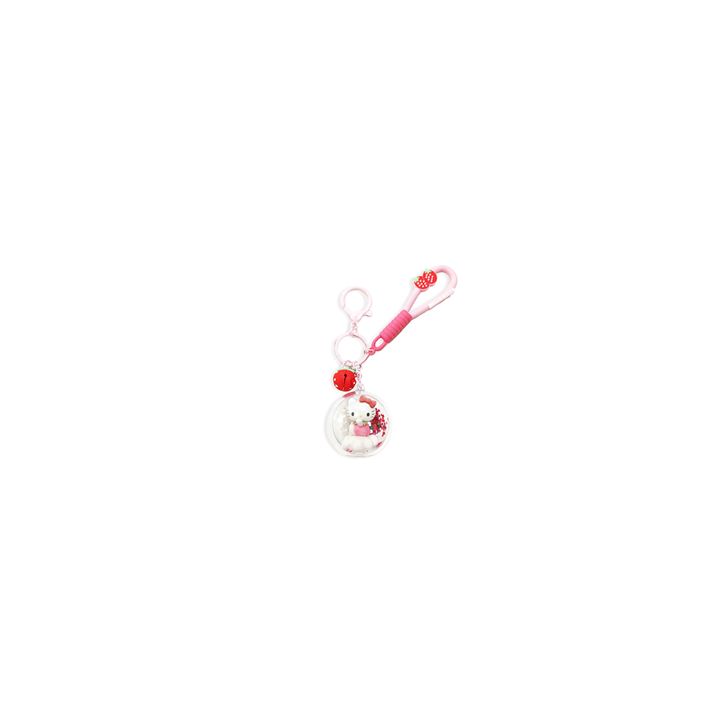 Sanrio Karakterek - Strawberry Kollekció Golyós Kulcstartó
