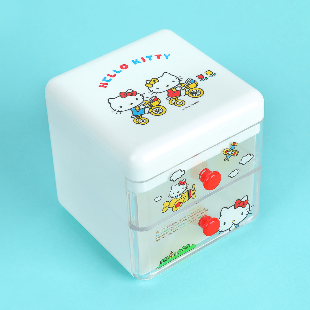 Sanrio kollekció - Hello Kitty 2 fiókos felső tárolós tárolódoboz