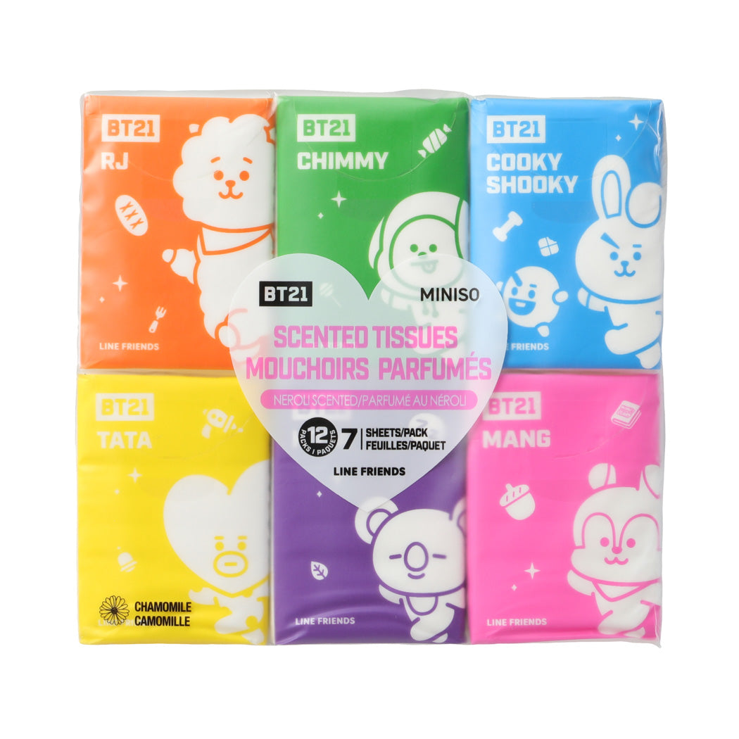 BT21 - 12 db Zsebkendő Szett