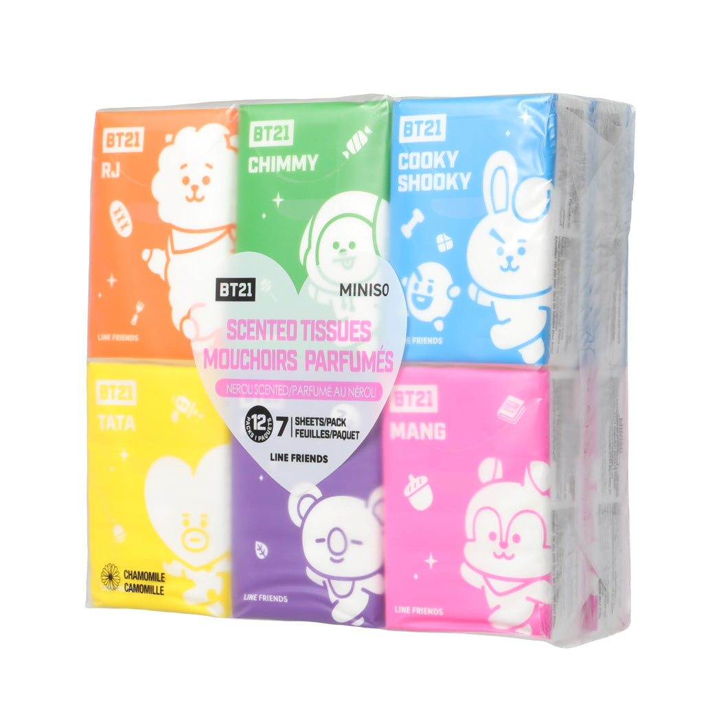 BT21 - 12 db Zsebkendő Szett