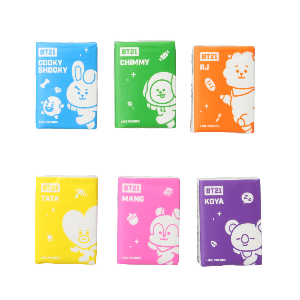BT21 - 12 db Zsebkendő Szett