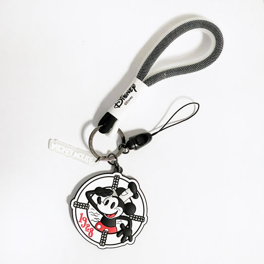 Mickey és barátai - Retro kerek kulcstartó