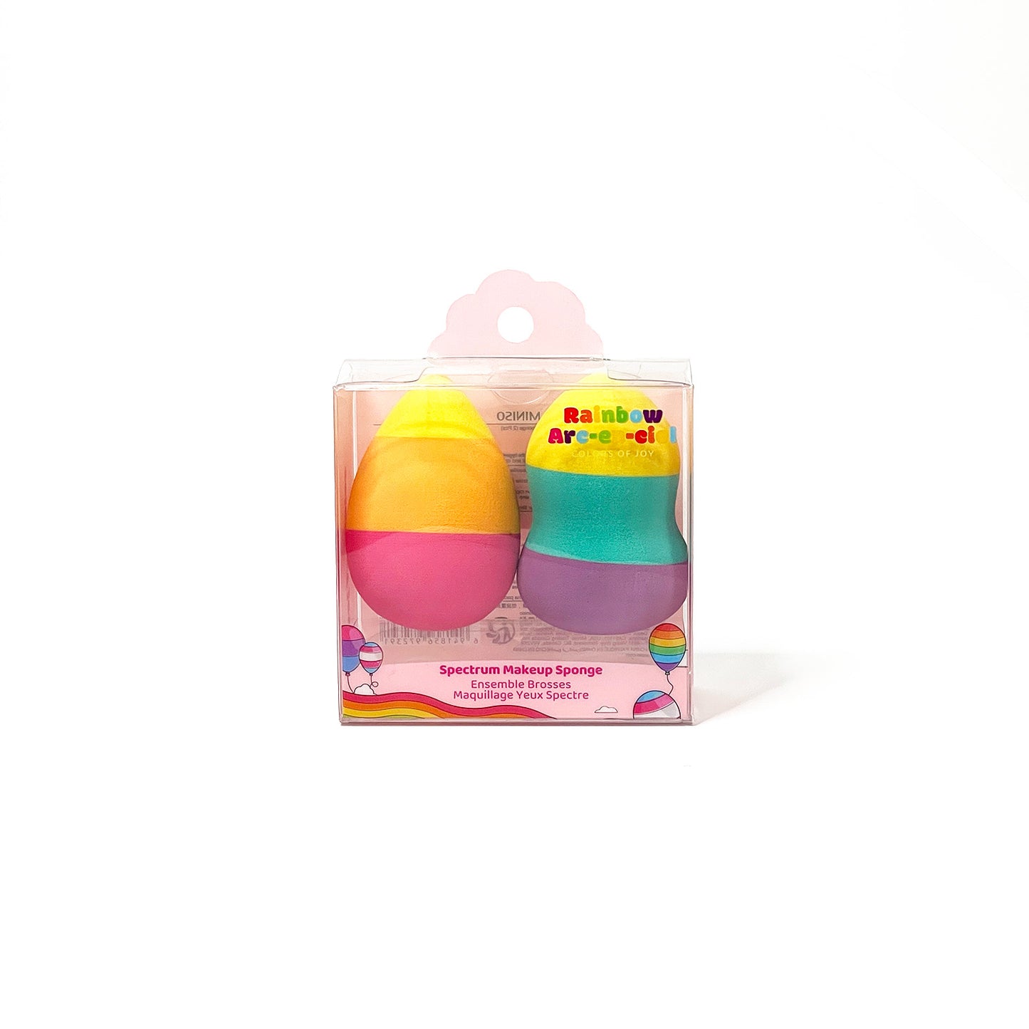 Rainbow Series sminkszivacs 2db