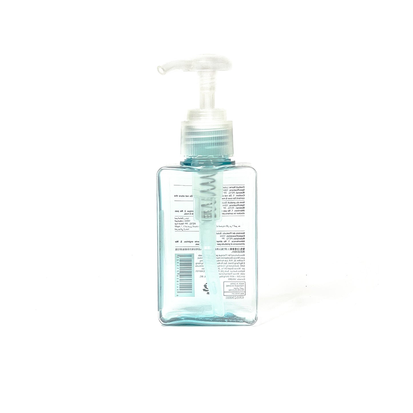 Pumpás adagoló palack 100ml (kék)