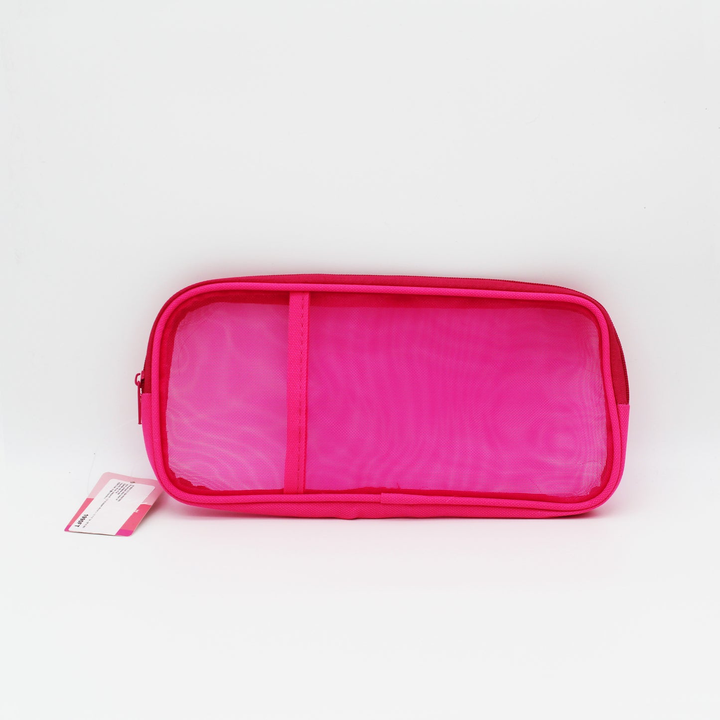 Pink hálós tolltartó