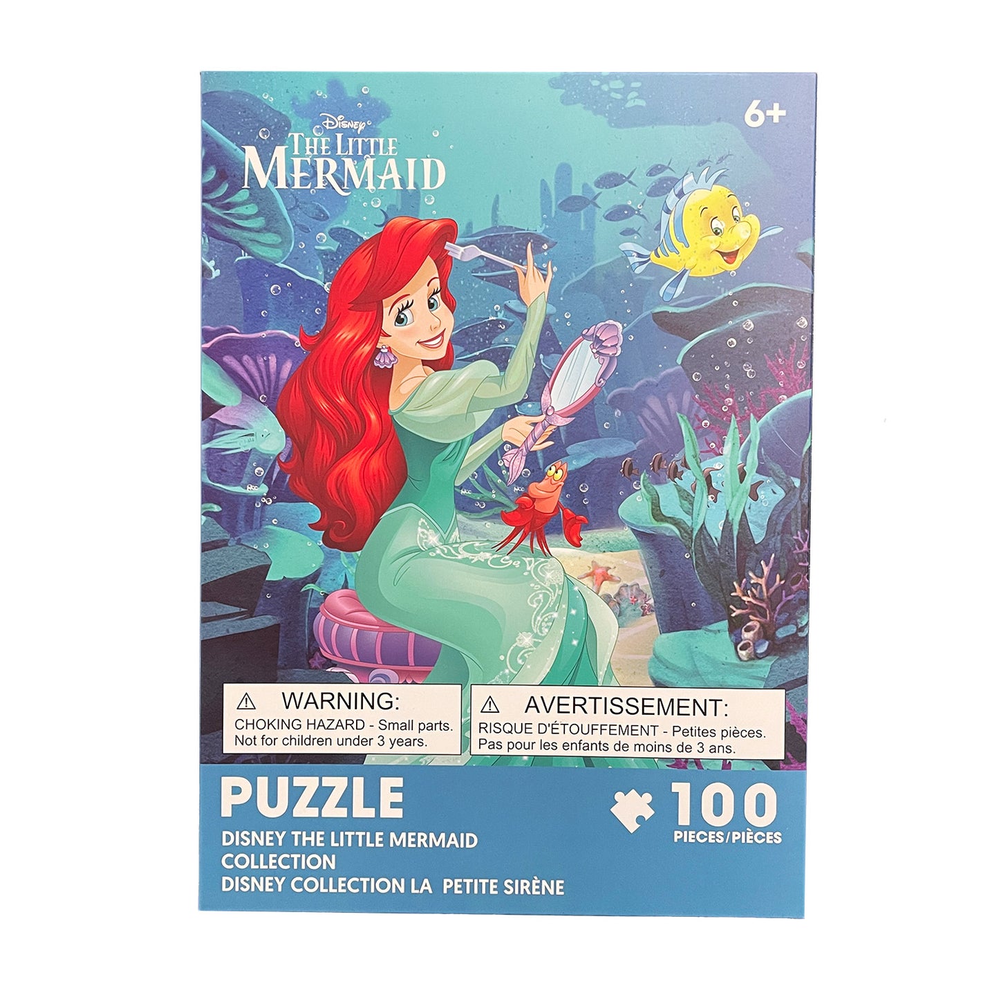 Disney kollekció - A Kis Hableány puzzle 100db (3 féle)