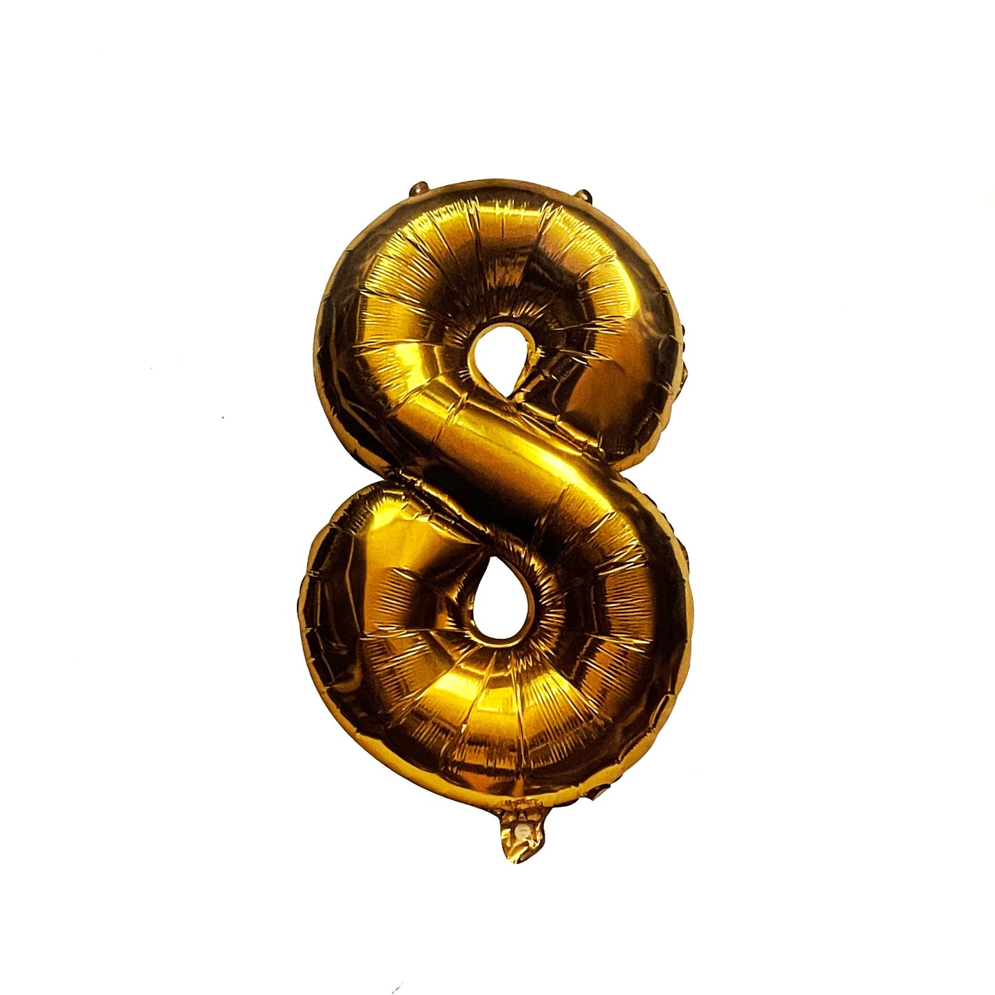 "8" Számos lufi - arany