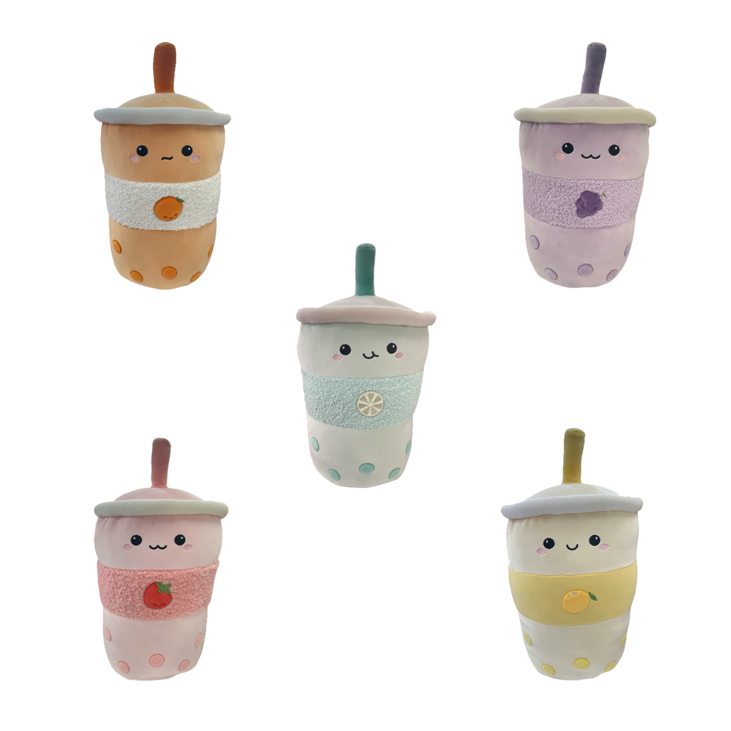 Boba tea plüssök