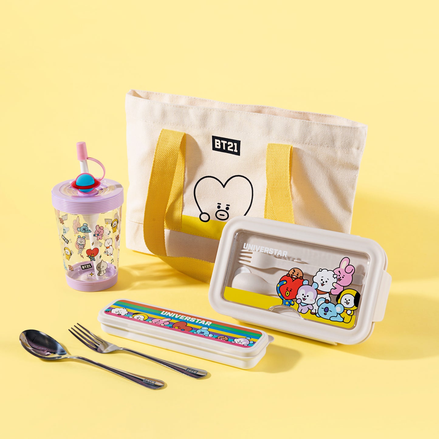 BT21 - Evőeszközkészlet Tárolóval