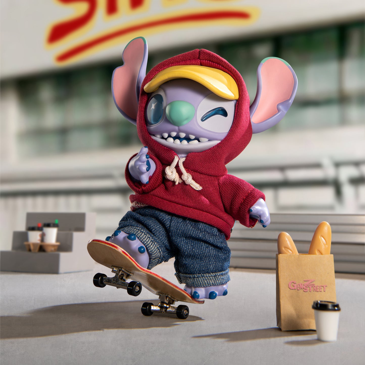 Disney Kollekció - Stitch GenZ Street Collection Vinyl Plüss Zsákbamacska