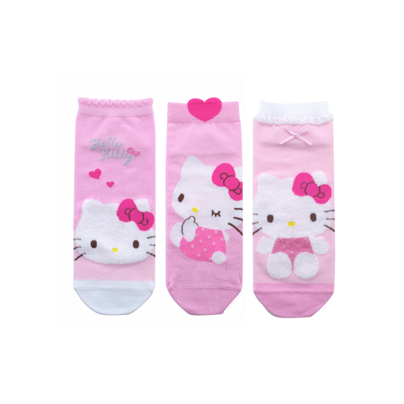 Sanrio Kollekció - 3db Hello Kitty zokni