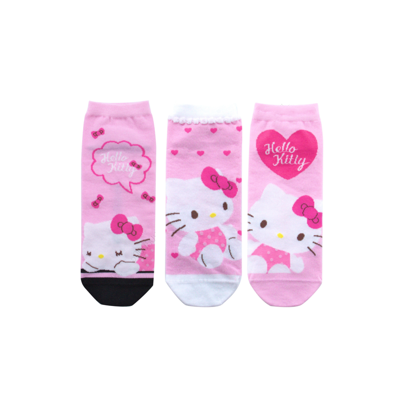 Sanrio Kollekció - 3db Hello Kitty zokni