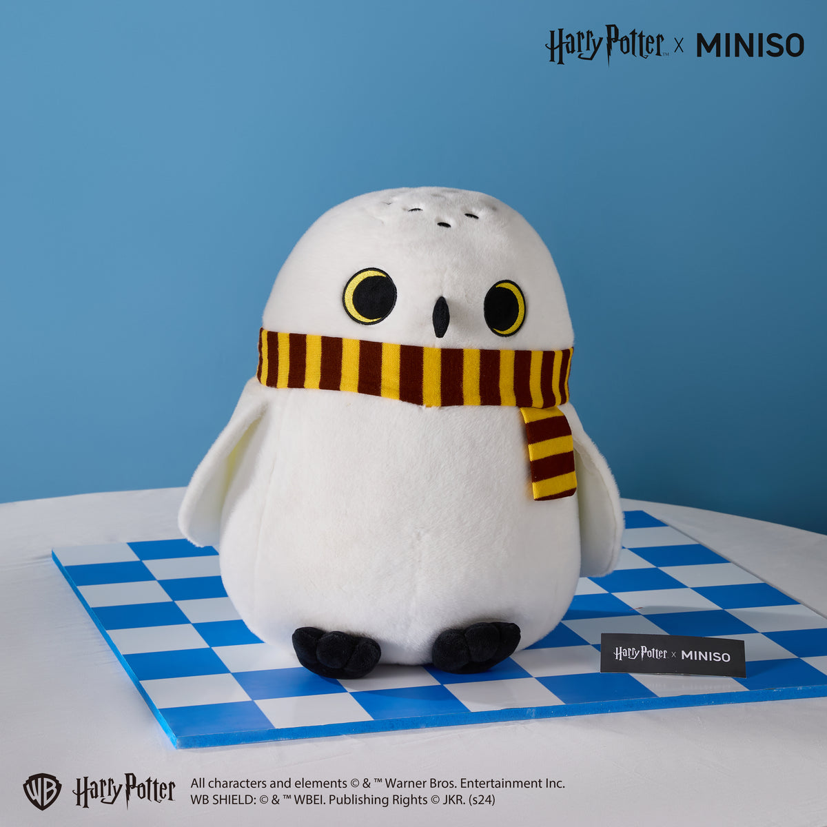 Harry Potter Kollekció - Sálas Hedwig plüss - Miniso Hungary