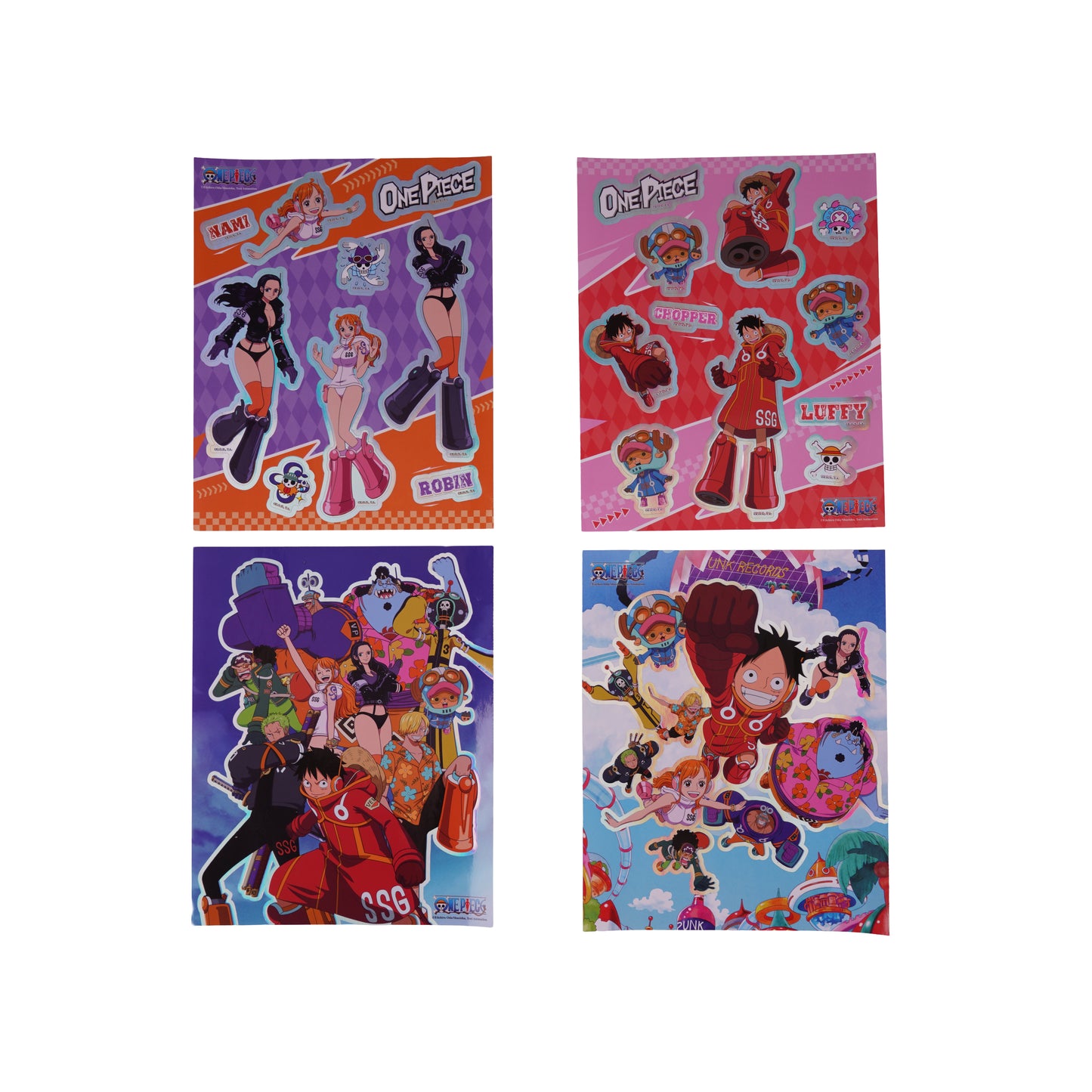 One Piece Kollekció - Holografikus Matrica szett