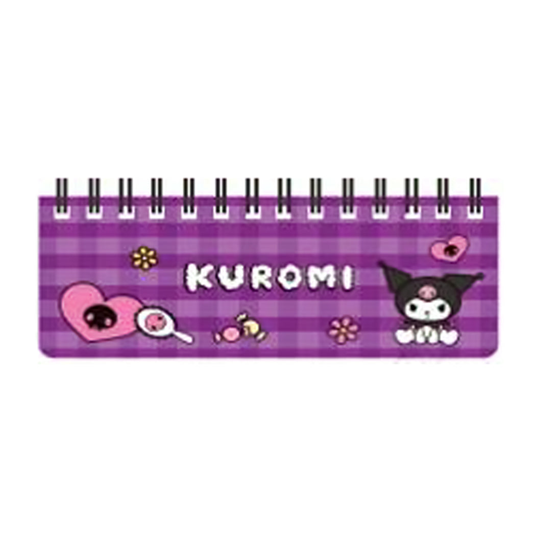 Sanrio Kollekció - Kuromi jegyzettömb spirálos 80 lapos