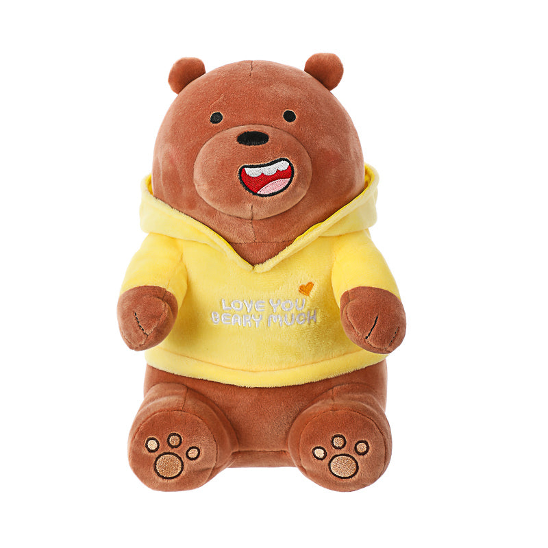Medvetesók kollekció - Kapucnis pulóverrel plüssök - Miniso Hungary