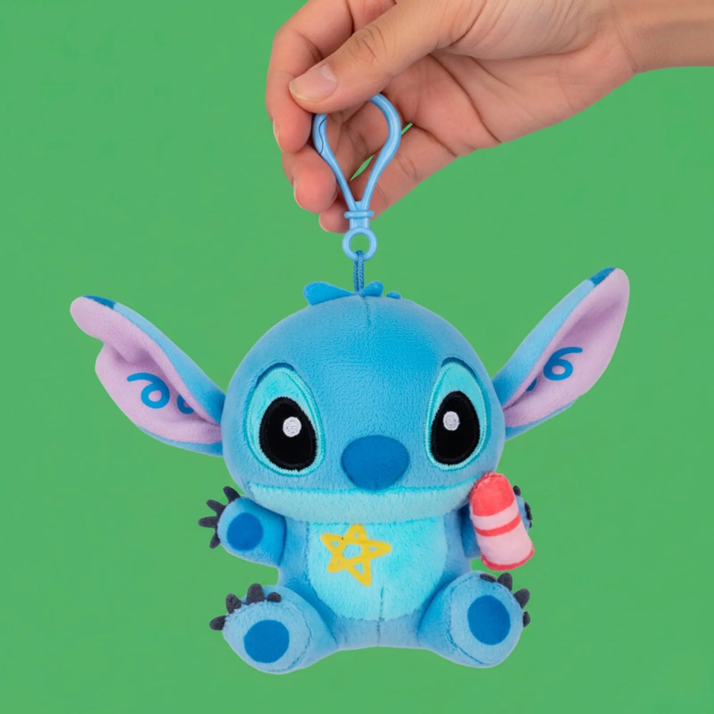 Disney Kollekció - Ceruzás Stitch plüss táskadísz