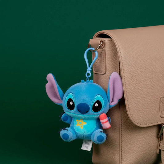 Disney Kollekció - Ceruzás Stitch plüss táskadísz
