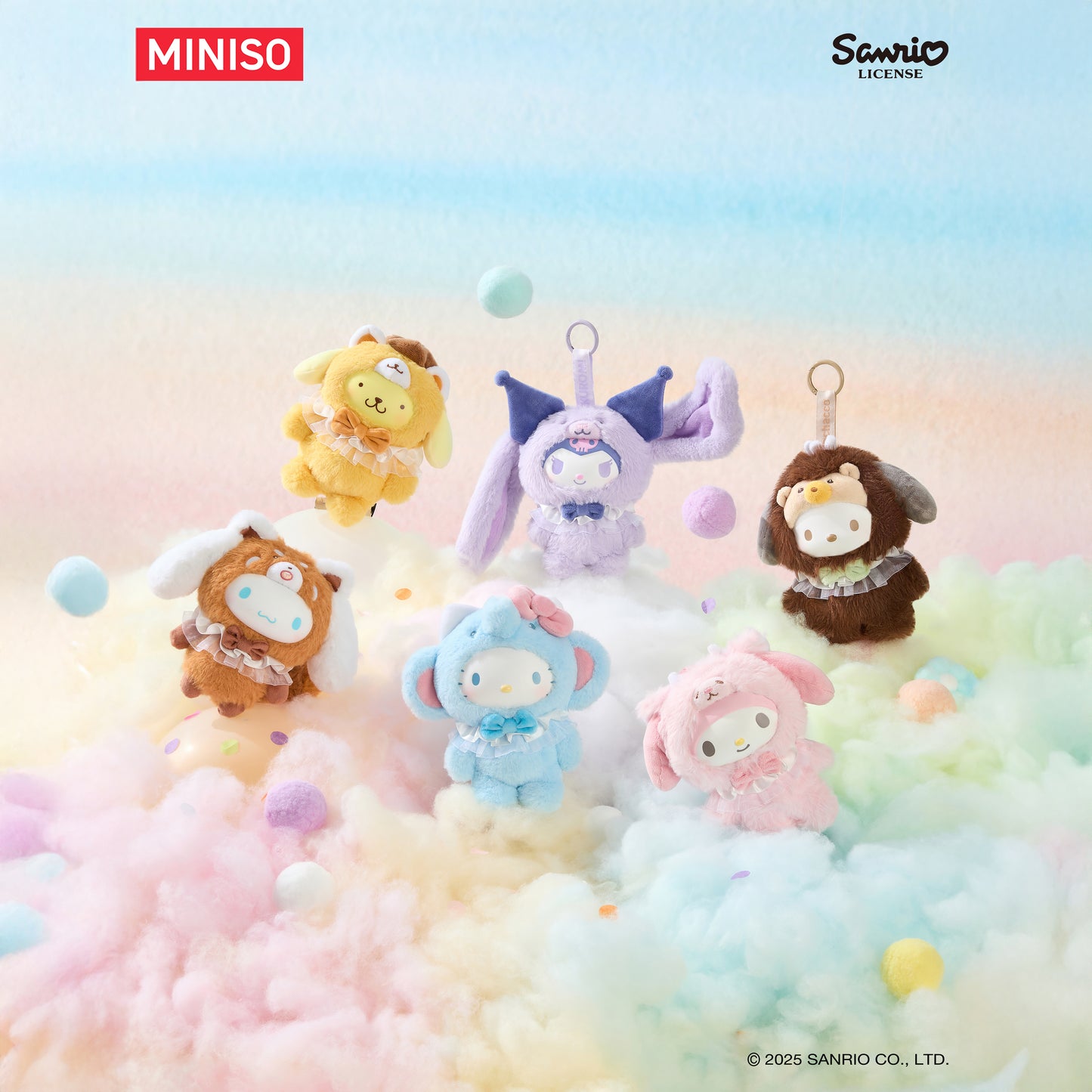 Sanrio Kollekció - Állatos kaland vinyl zsákbamacska