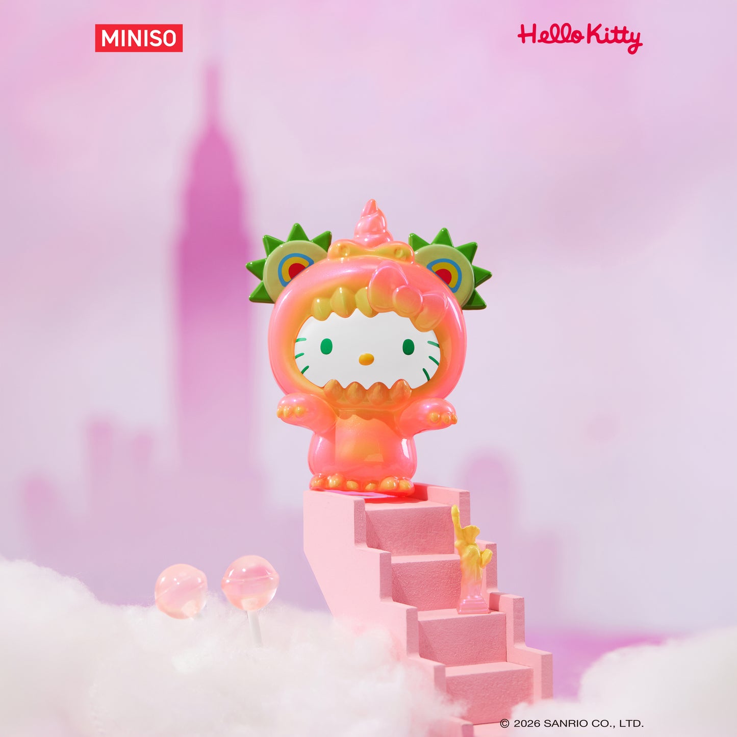 Sanrio Kollekció - Hello Kitty Candy Monster Zsákbamacska
