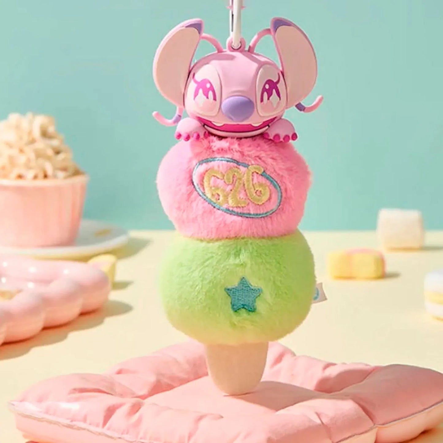 Disney Kollekció - Stitch Plüss kulcstartó zsákbamacska