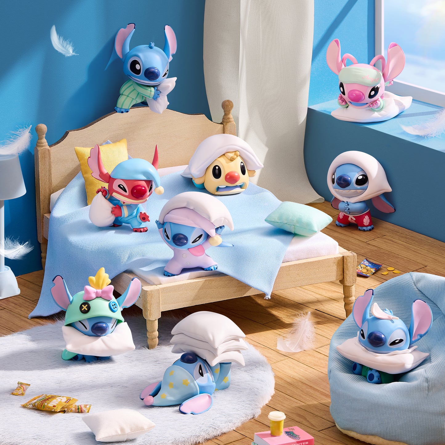 Disney Kollekció - Stitch Párnacsata zsákbamacska - Miniso Hungary