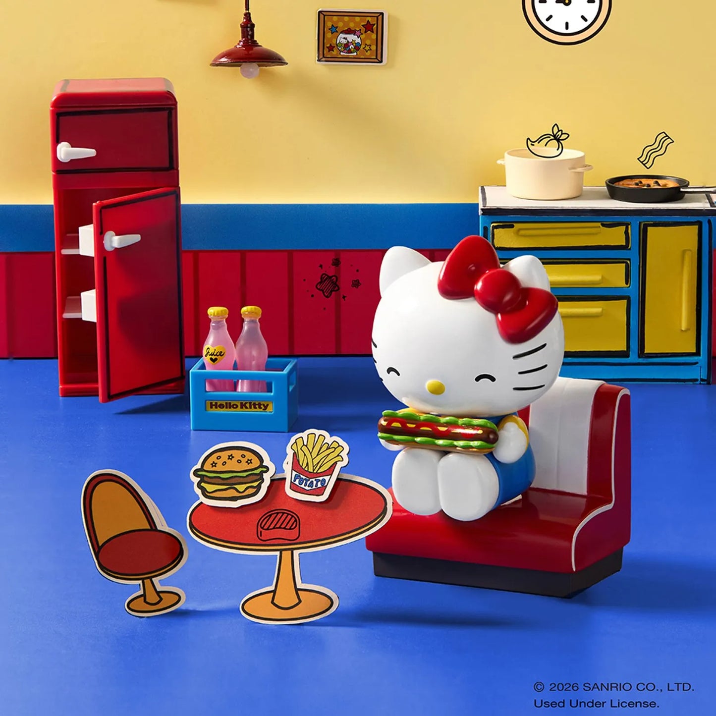 Sanrio Kollekció - Hello Kitty Retro Diner Zsákbamacska