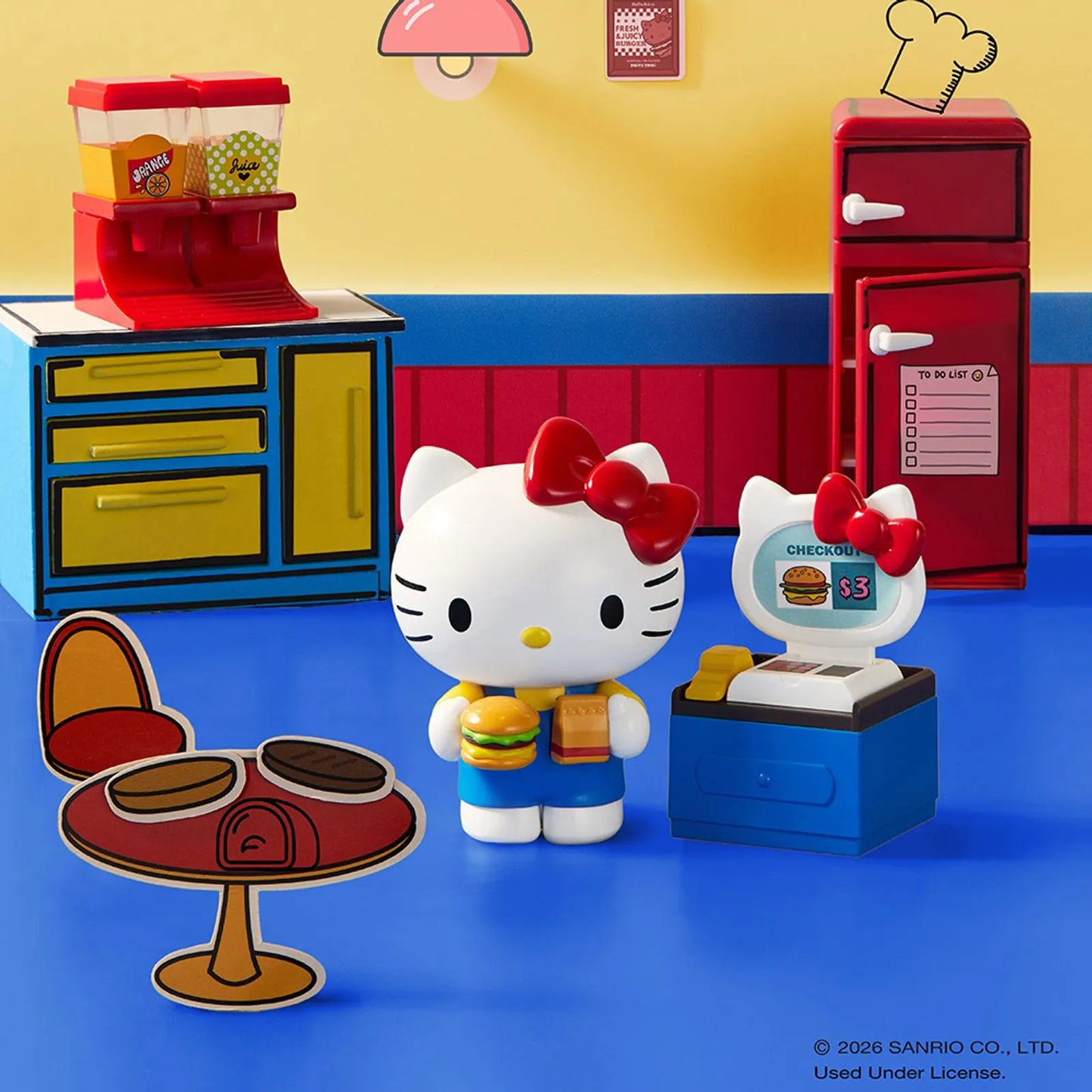 Sanrio Kollekció - Hello Kitty Retro Diner Zsákbamacska