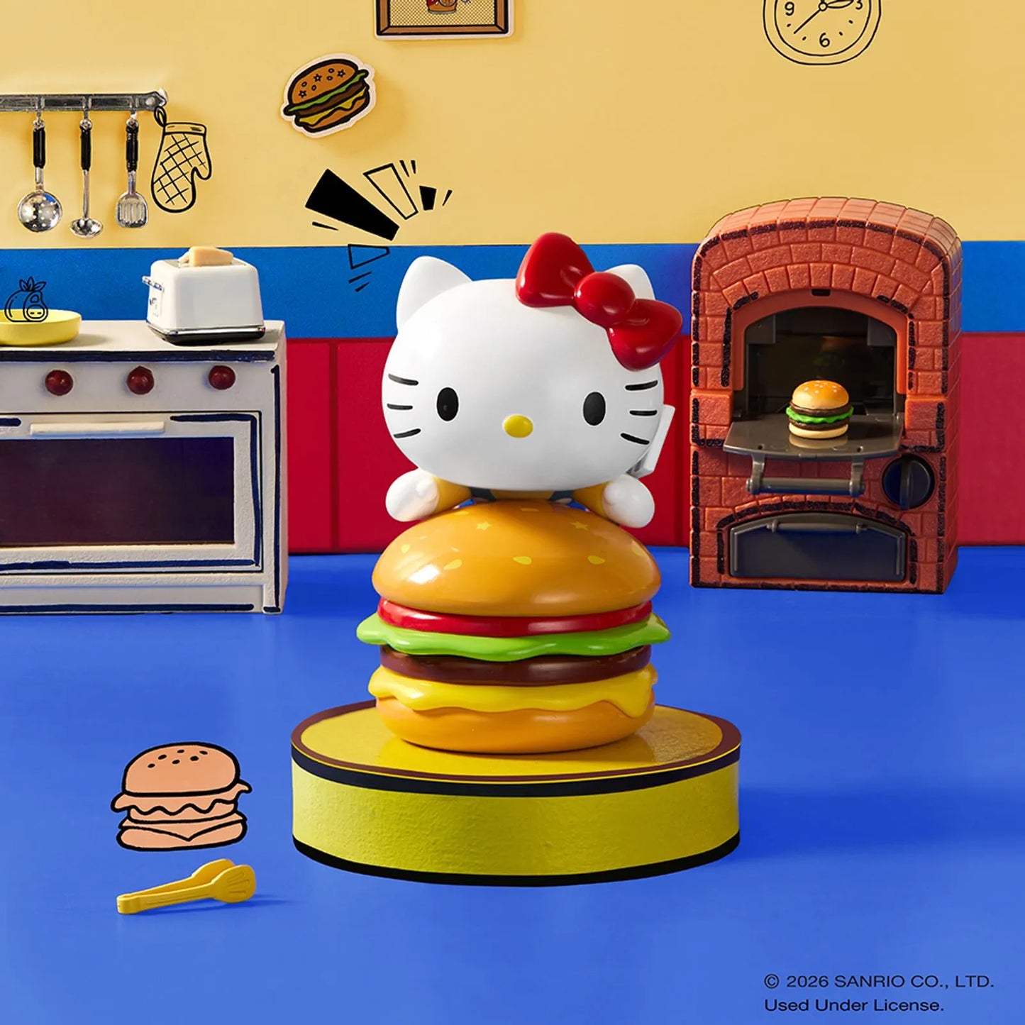 Sanrio Kollekció - Hello Kitty Retro Diner Zsákbamacska