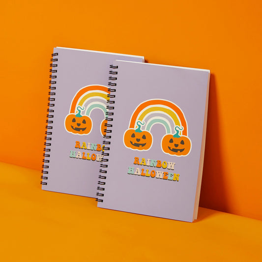 Halloween kollekció -  Rainbow spirálos füzet A5 80lap