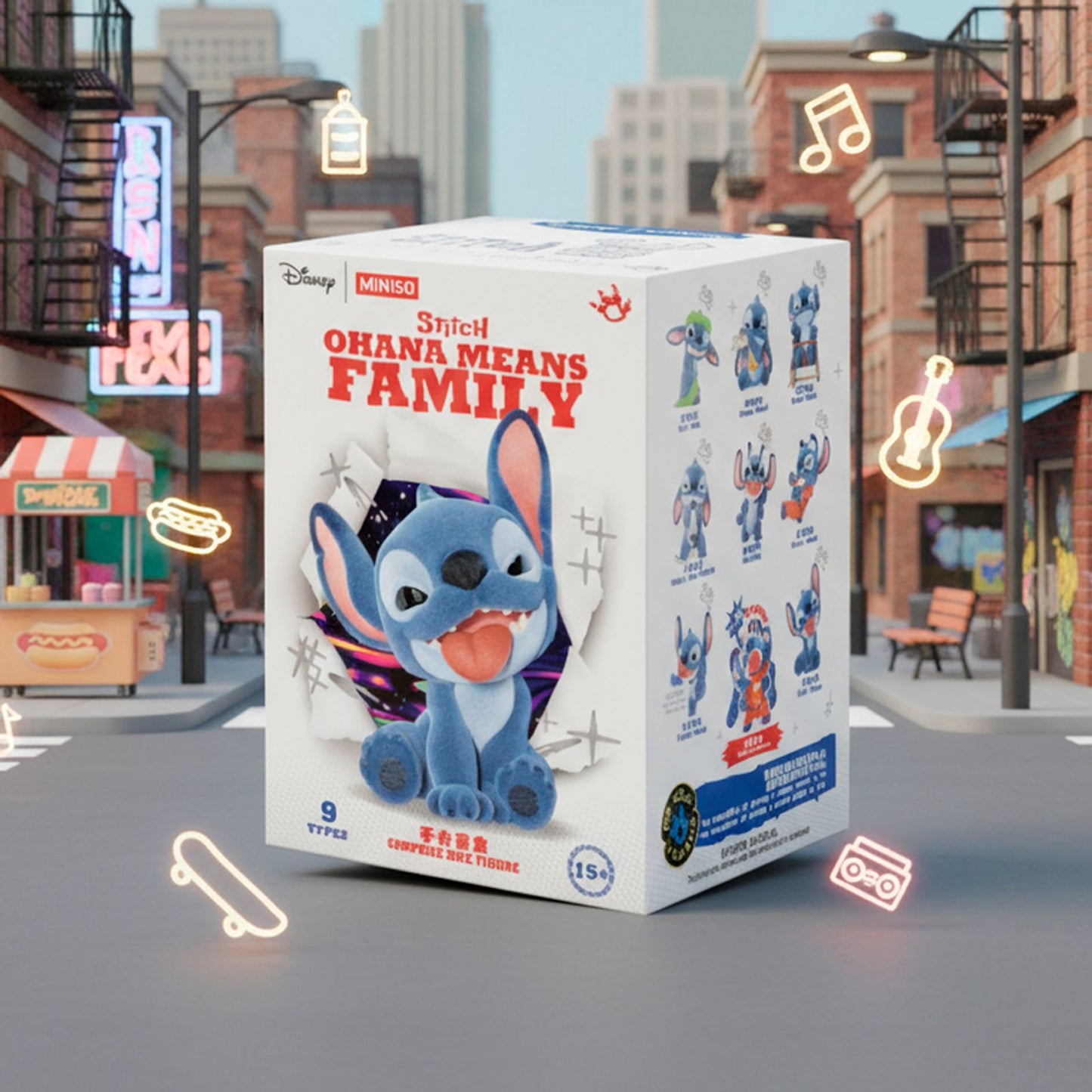 Disney Kollekció - Stitch Vinyl Ohana means family zsákbamacska