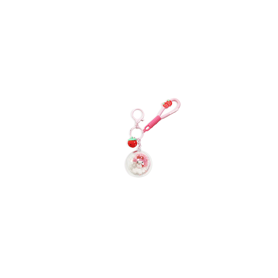 Sanrio Karakterek - Strawberry Kollekció Golyós Kulcstartó