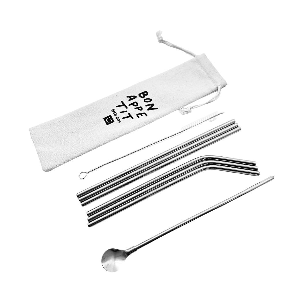 Szívószál készlet