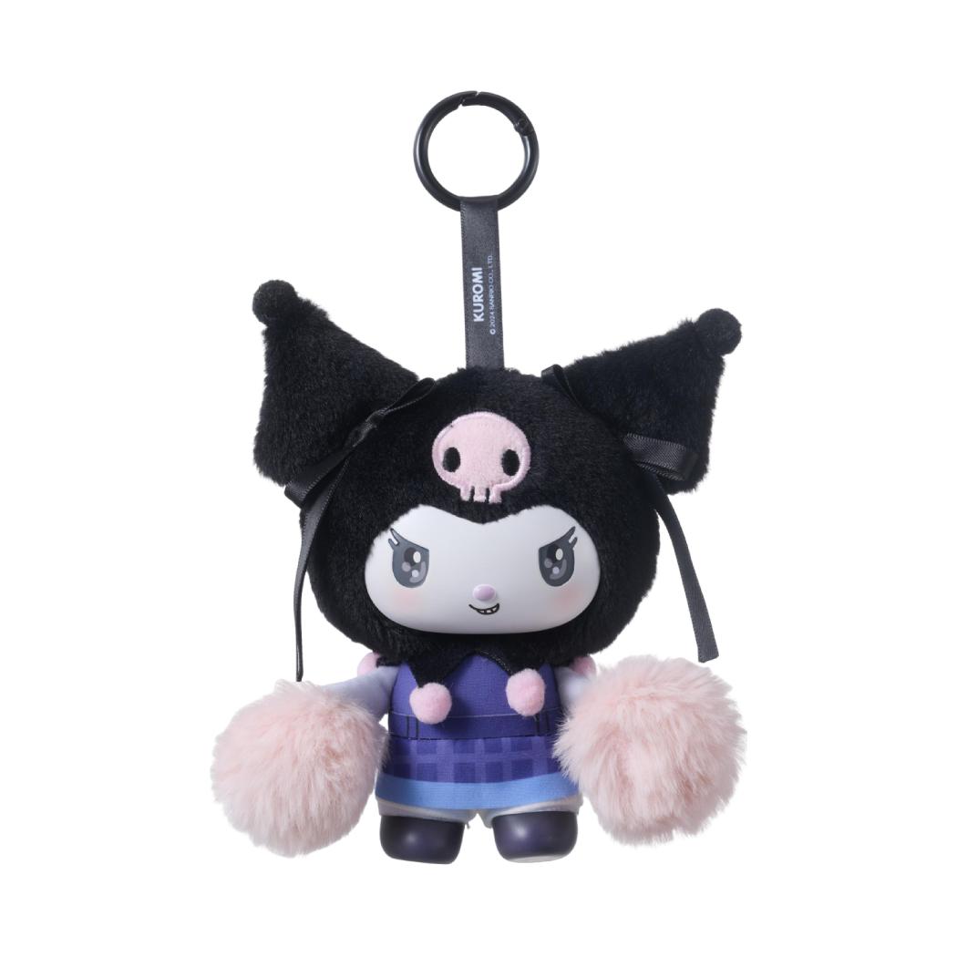 Sanrio Kollekció - Kuromi vinyl plüss táskadísz