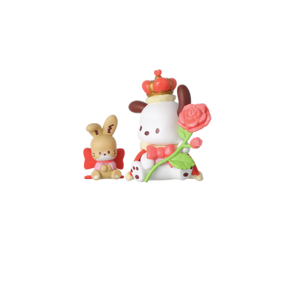 Sanrio Kollekció - Pochacco Virágos sorozat Zsákbamacska