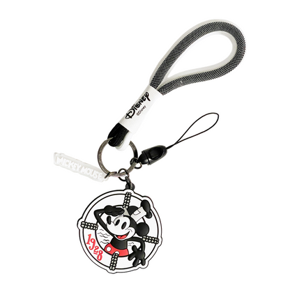 Mickey és barátai - Retro kerek kulcstartó