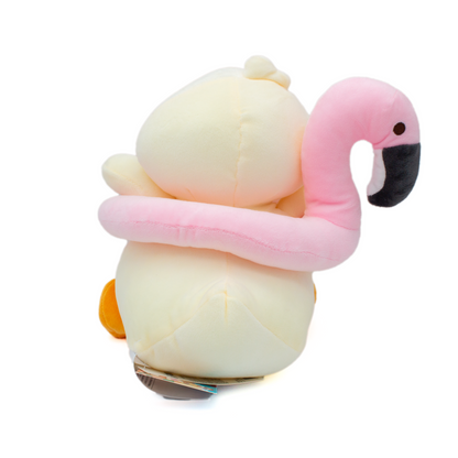 Búvárkacsa Flamingós Úszógumival Plüss